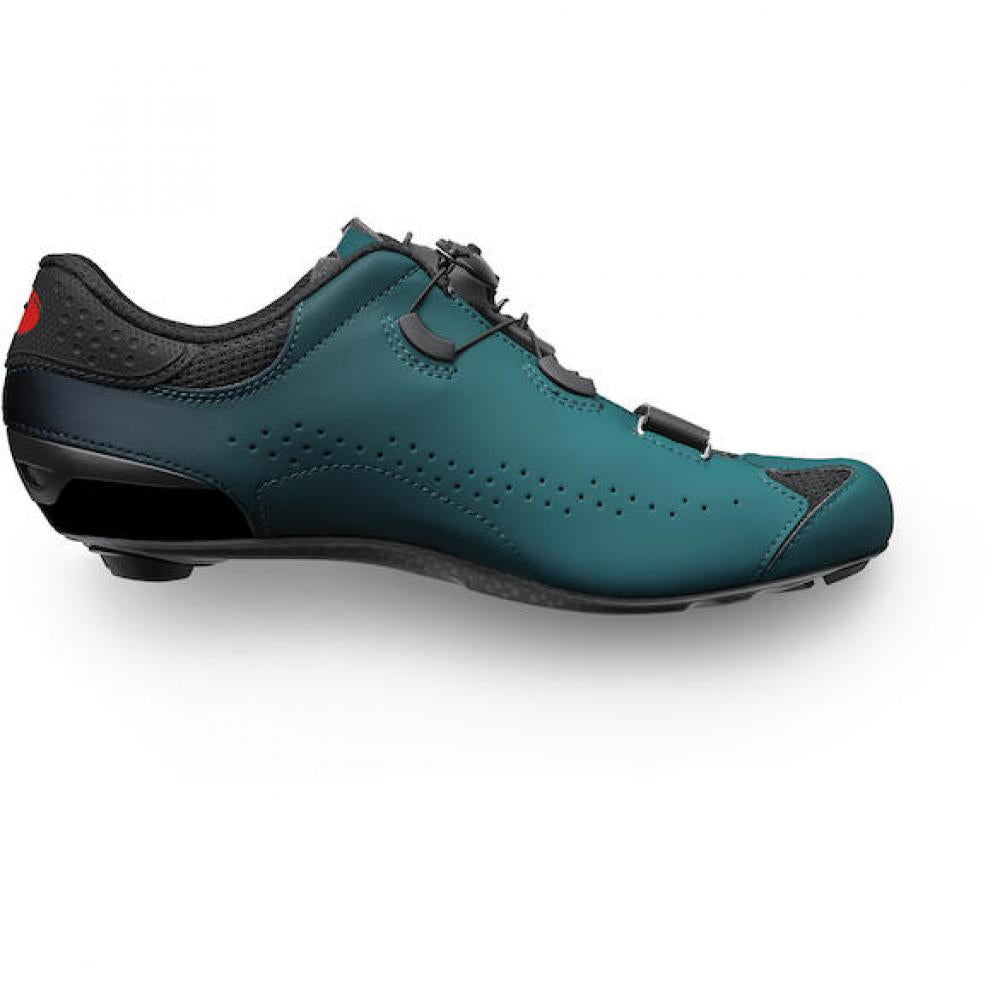 Sidi ROAD Sixty green/black 41.5 Grün/schwarz - leichter Rennradschuh mit Carbonsohle