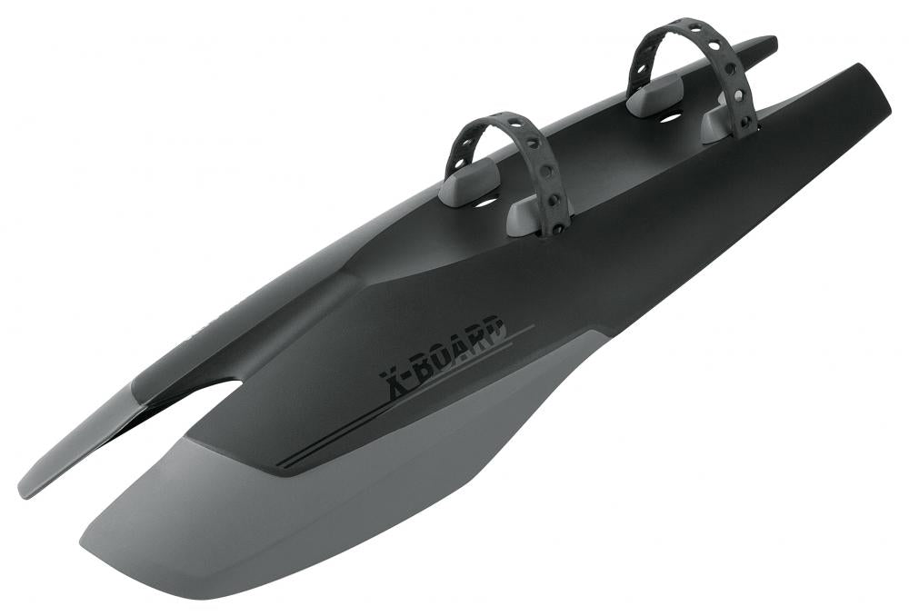 SKS X-Board Schutzblech für 20-28 Zoll Fahrräder - 2-Komponenten-Kunststoff robuste Gummibefestigung verstellbare Cabel-Spacer ideal für Enduro-Bikes Made in Germany