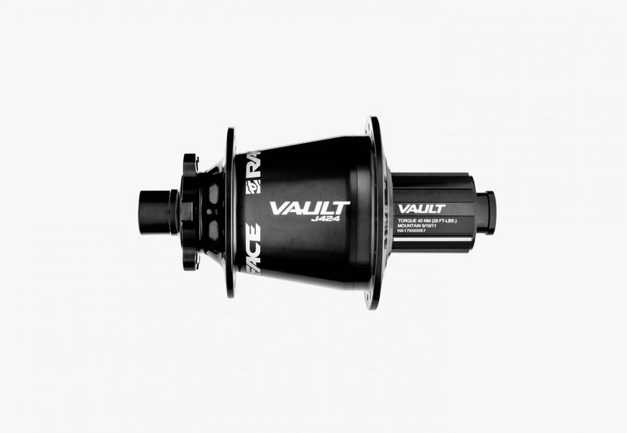 Race Face Vault Hinterradnabe schwarz, 32L, 148x12mm, Shimano HG. High-Performance Fahrradnabe.