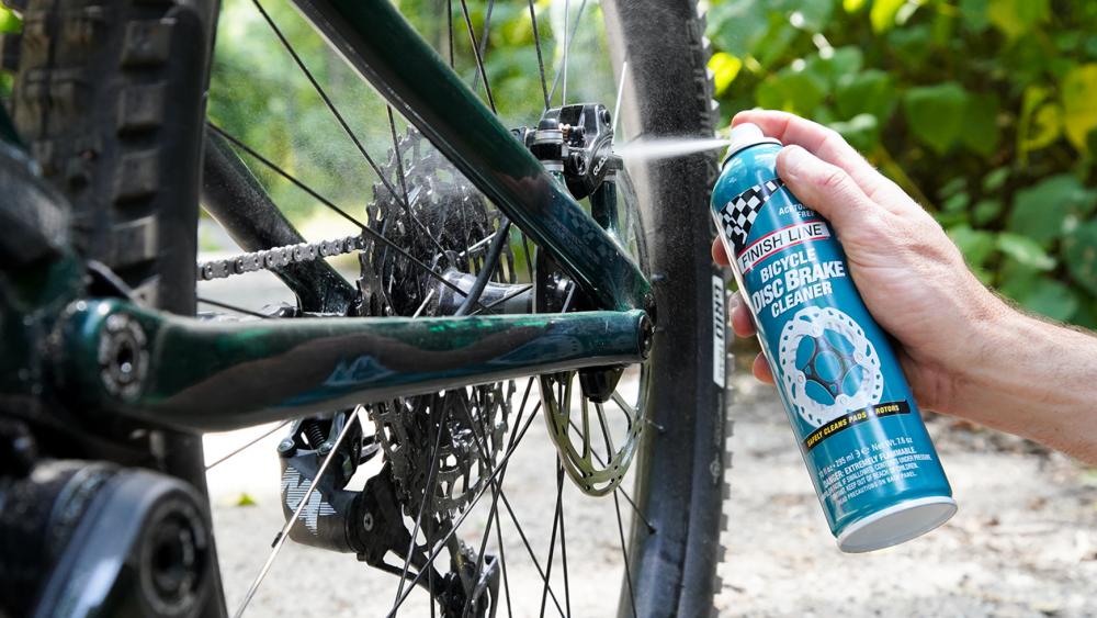 Finish Line Bremsscheibenreiniger 295ml - schnell trocknender Disc Brake Cleaner für Scheibenbremsen, entfernt Öl, Schmutz und Bremsstaub, rückstandsfrei