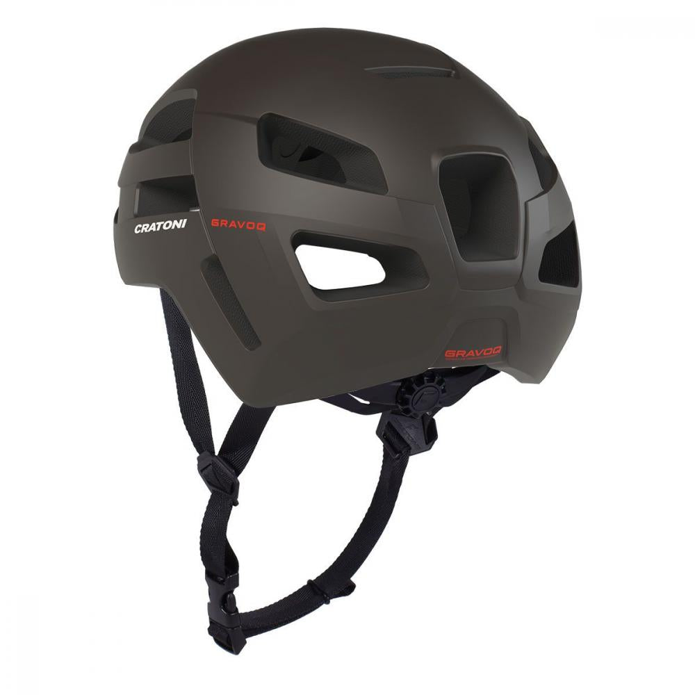 Cratoni Gravoq Fahrradhelm schwarz matt S/M (54-58cm), 17 Belüftungsöffnungen, 360° Größenverstellsystem, CleanTex Polster, nur 250g