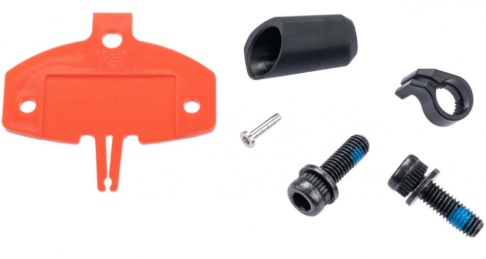 SHIMANO Scheibenbremse CUES U8020 VR Links - hydraulische Vorderradbremse für Flat-Mount