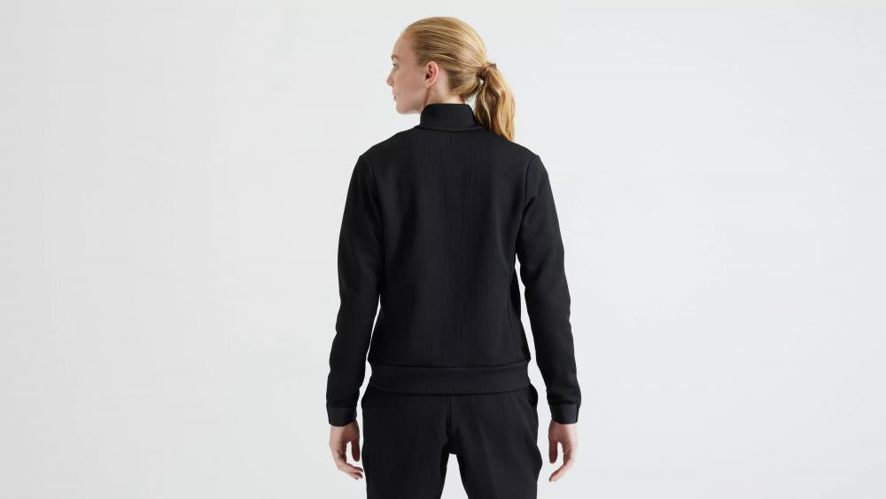 TRACK Trainingsjacke Damen Schwarz XS - Sportjacke für Fitness & Freizeit
