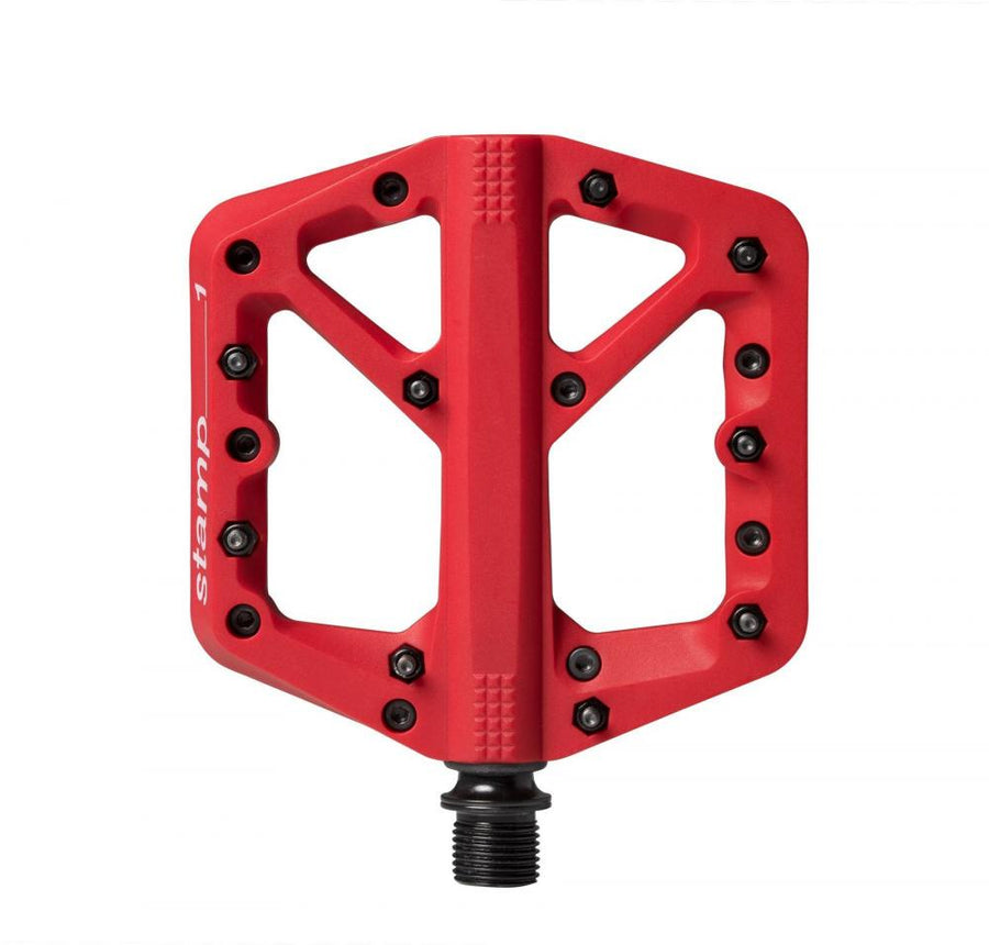 Crankbrothers Stamp 1 Small Plattform-Pedal rot