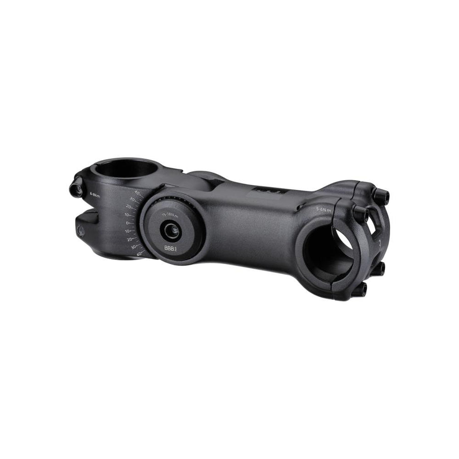 BBB Cycling BBB Vorbau einstellbar High Six 25 schwarz - flexibel einstellbarer Fahrradvorbau