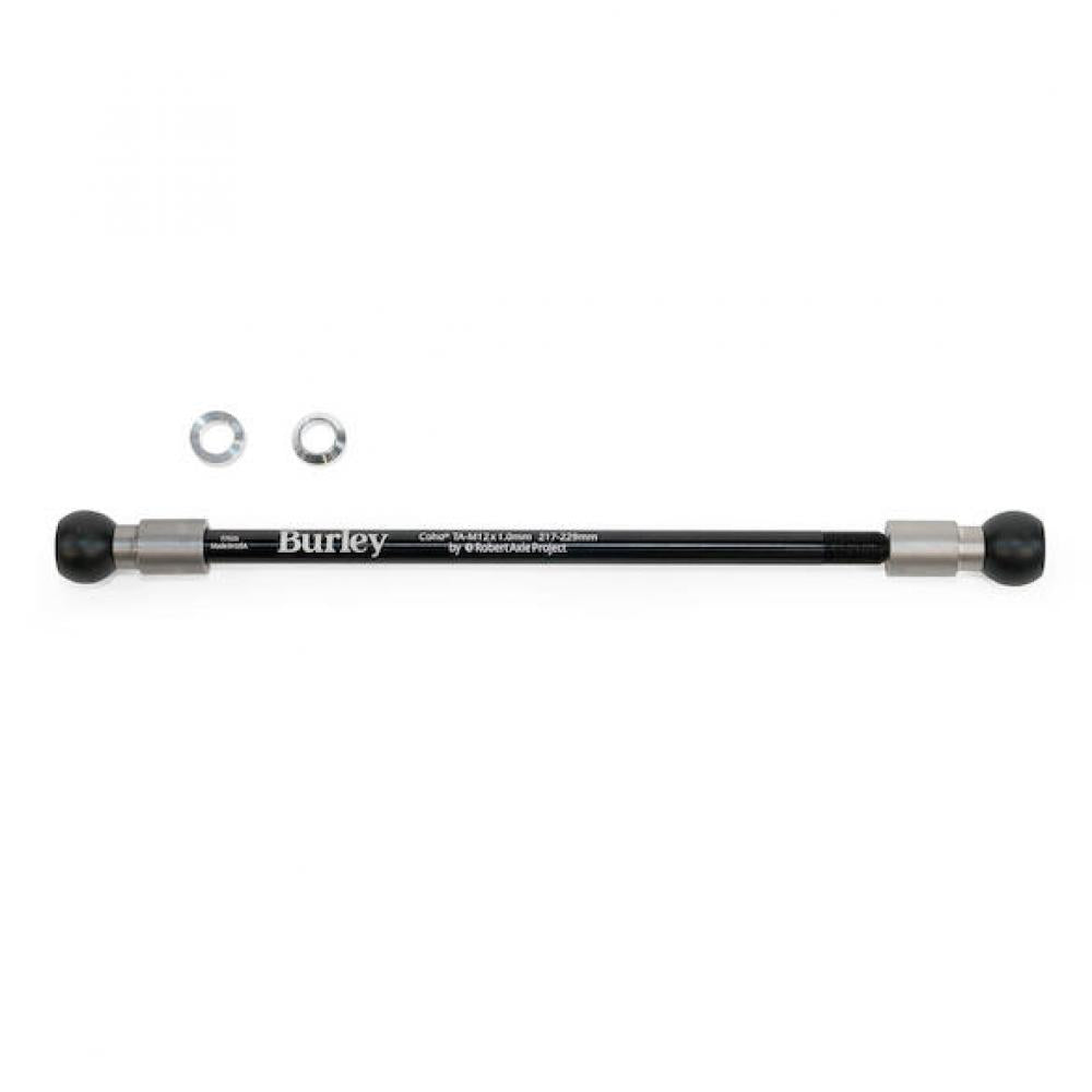 Burley Steckachse COHO XC für UDH M12x1.0, 217-229 mm Schwarz - sichere Anhängeraufnahme