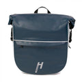 Haberland Einzeltasche eMotion blau/reflex - wassergeschützte Gepäckträgertasche mit Rollverschluss
