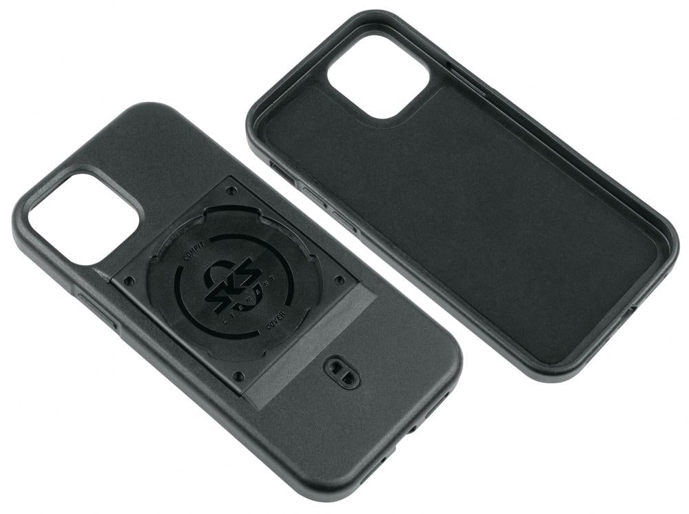 SKS GERMANY COMPIT Cover iPhone 12/12 Pro robuste 2K-Hülle, kompatibel mit COMPIT-Halterung, Wireless Charging, stoßdämpfend, rutschfest