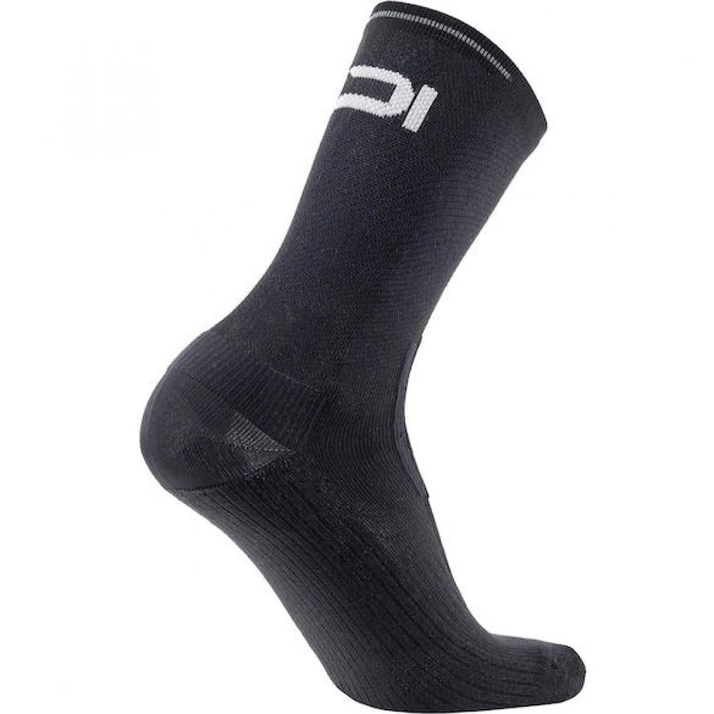 Sidi Socken VISIBILIS black 44-46 Schwarz - hohe Sichtbarkeit & trockener Tragekomfort