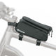 SKS Oberrohrtasche Explorer Smart schwarz - Rahmentasche für Smartphone, 200x100x110mm, 1350ml, wasserabweisend, ideal für Bikepacking und Touren