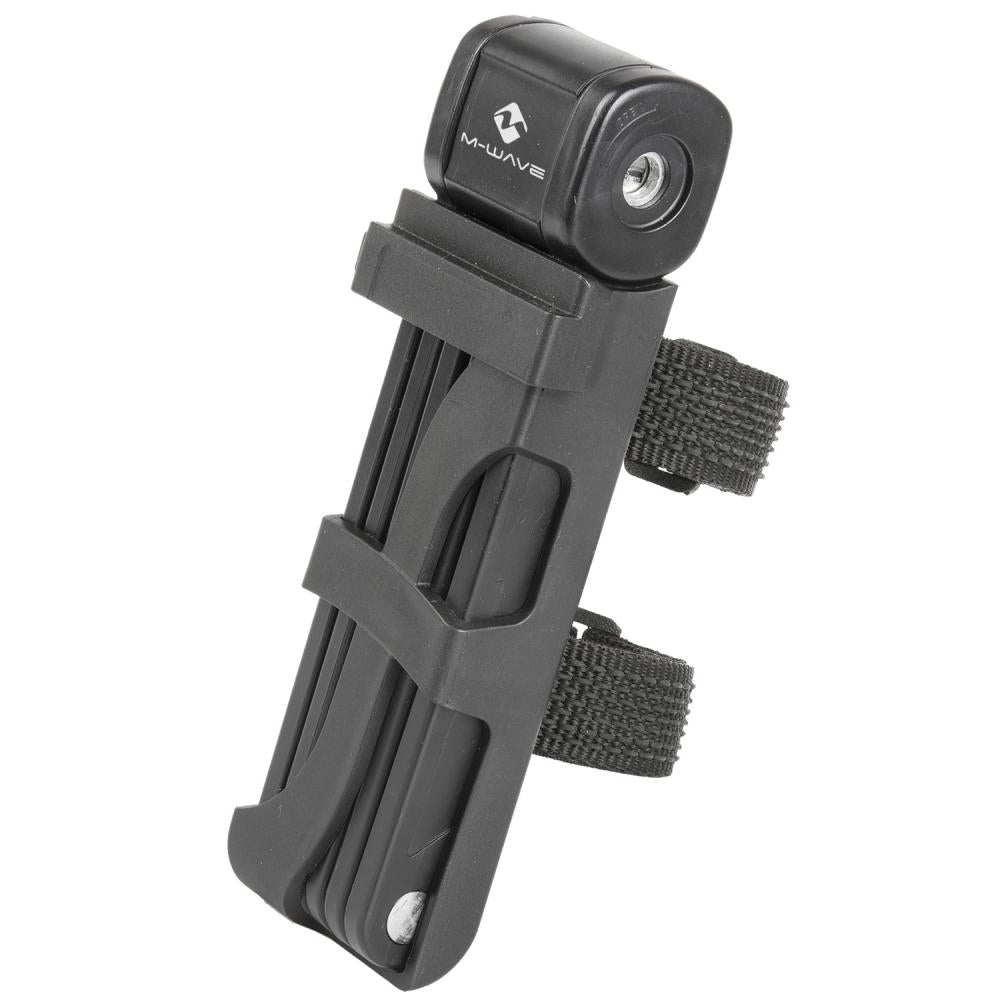 M-WAVE F 875/6 Faltschloss 875 mm - schwarz mit Halter