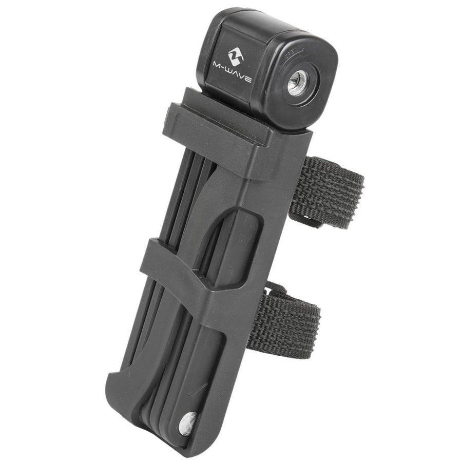 M-WAVE F 875/6 Faltschloss 875 mm - schwarz mit Halter