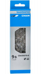 SHIMANO Kette CN-E6070 9-fach 118 Glieder - robuste E-Bike-Kette für präzise Schaltvorgänge