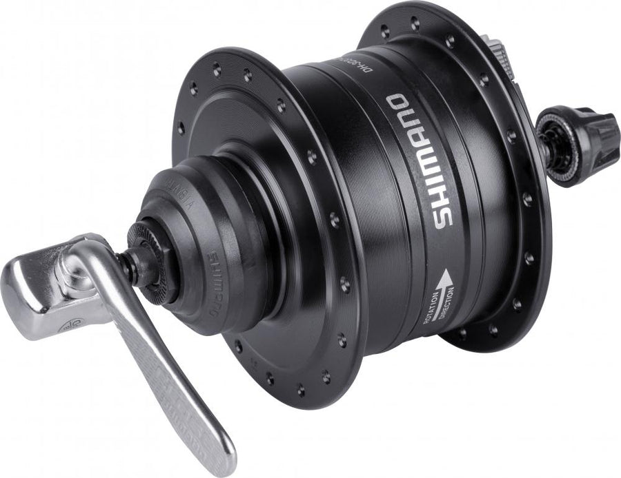 SHIMANO Nabendynamo DH-3D37 6 Volt 3 Watt 32 Loch Center-Lock Schwarz