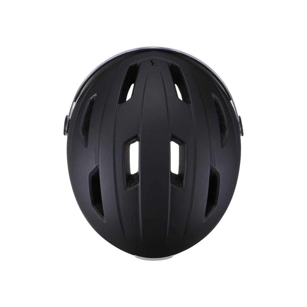 BBB Cycling Fahrradhelm Move Faceshield L matt schwarz - sicherer E-Bike & City-Helm