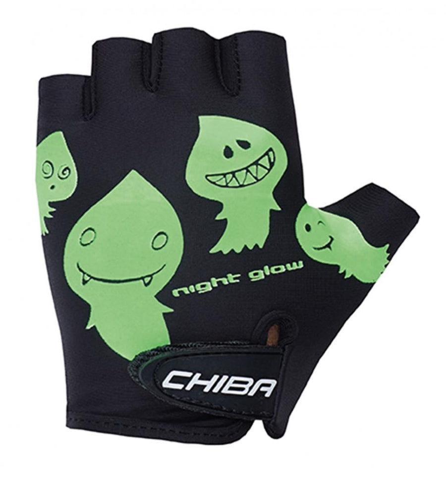 CHIBA Cool Kids - Kinder Radhandschuhe, schwarz, Gr. S, leicht & griffig