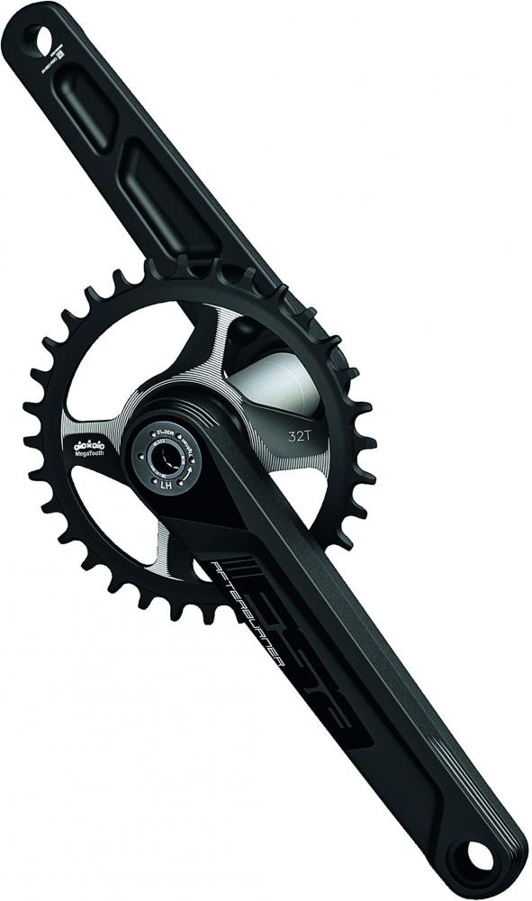 FSA Kurbelgarnitur Afterburner Modular Direct Mount 175 mm Schwarz - steife Performance-Kurbel