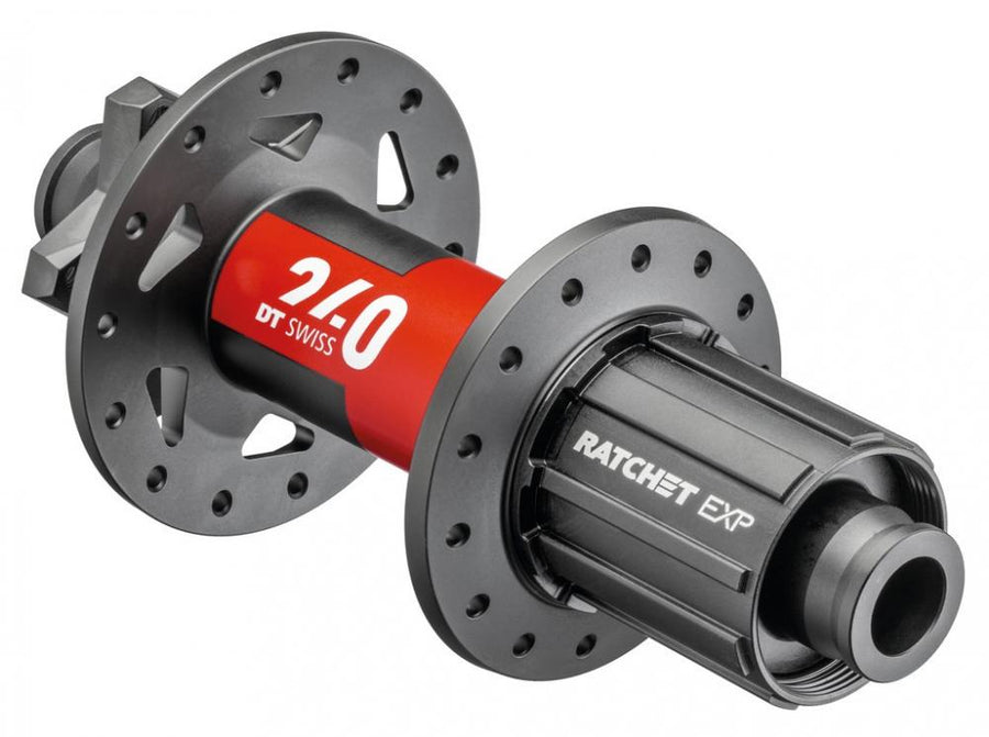 DT Swiss Nabe MTB HR 240 EXP 28 Loch schwarz - leichte, präzise Hinterradnabe