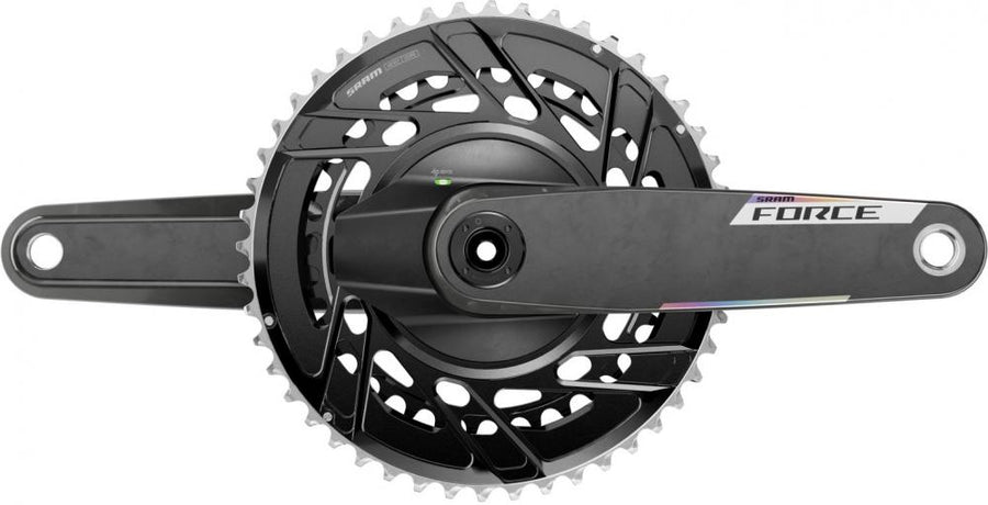 SRAM Kurbelgarnitur Quarq Force E1 170 mm 46-33T - Präziser Powermeter für Rennrad & Gravel