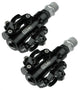 SQlab 511 Mountainbike Klickpedale Schwarz Größe S (-5 mm Achslänge) ? Ergonomisches Design für natürliche Fußstellung - kompatibel mit SPD-System ideal für kleine Schuhgrößen und Sitzknochenabstände