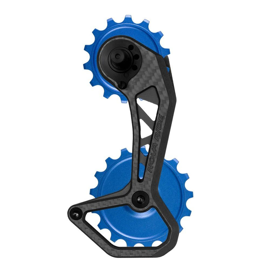 Nova Ride CCD EVO S 12-fach Schaltwerkskäfig Blau - Keramik OSPW für Shimano Ultegra/Dura-Ace