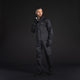 CHIBA Rainjacket - wasserdichte, atmungsaktive Fahrrad-Regenjacke schwarz 4XL