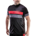 Merida Trikot ACTIVE STRIPE Herren schwarz/rot S Schwarz/rot - atmungsaktives Radtrikot