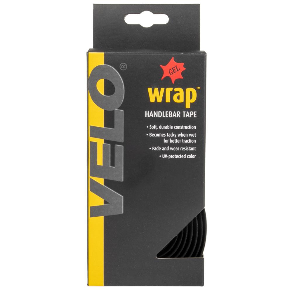 VELO Gel-Kork Lenkerband 160 cm Schwarz mit Stopfen