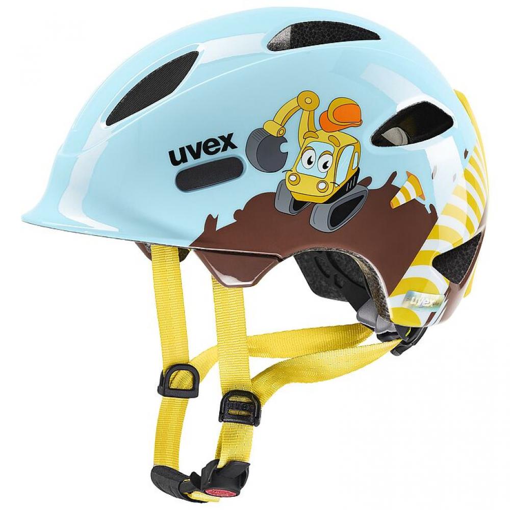 uvex oyo style Kinder-Fahrradhelm digger cloud 45-50 Zentimeter - Baby Bear Polsterung, xTRA Shield, KID PROtect, maximal belüftet
