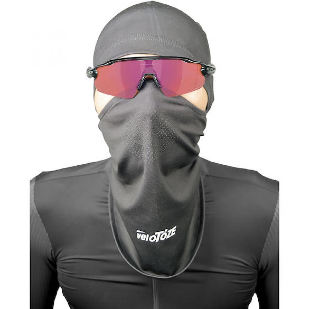 VeloToze Sturmhaube Balaclava schwarz One Size Schwarz - optimaler Kälteschutz für Radsport