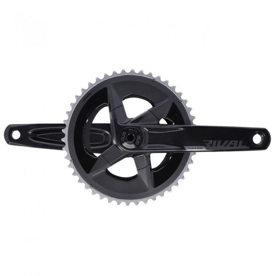 SRAM Rival AXS Powermeter Kurbel 33/46 Z, 175 mm, DUB, 12-fach für präzise Leistungsmessung.