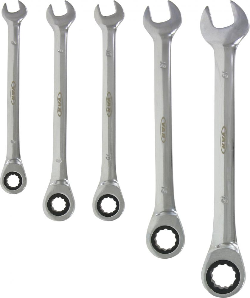 VAR Ratschen-/Gabelschlüsselsatz DV-57100 8-15 mm Größe 15 - präzises Arbeiten in aktueller Generation