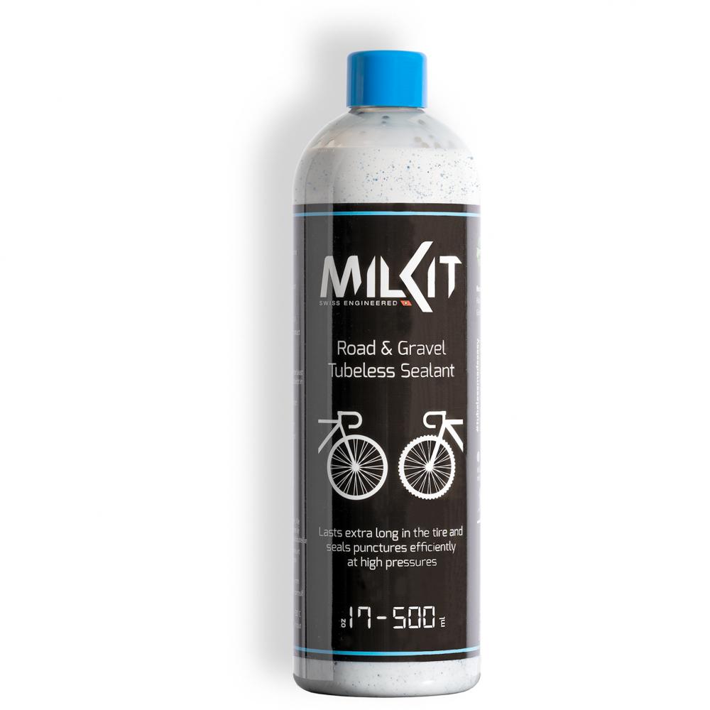milKit Dichtmilch Road+Gravel Sealant 500 ml - leistungsstarke Tubeless-Dichtung für Rennrad & Gravel