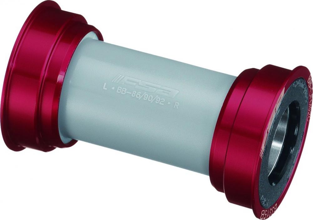 FSA Innenlager MTB BB92 auf MegaExo Ø 24 mm Rot - leichtgängige Kraftübertragung