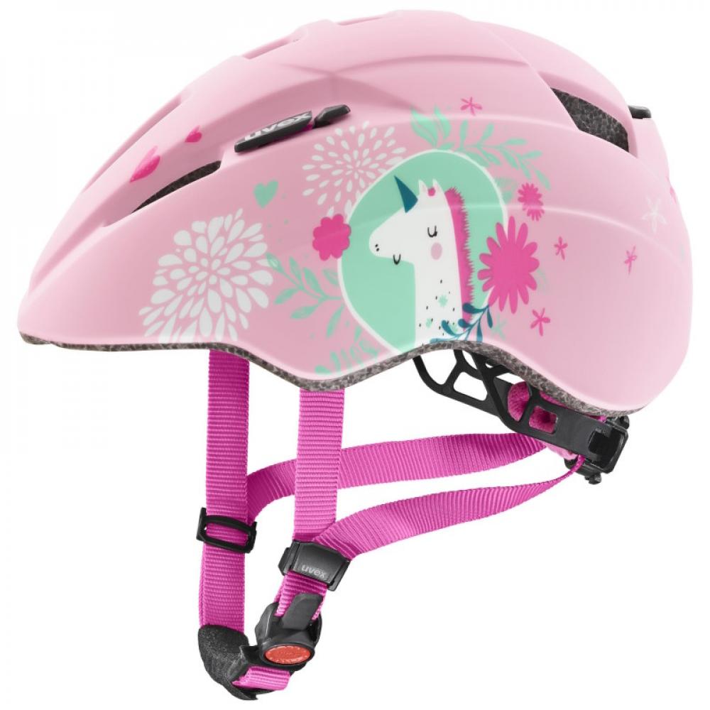 uvex Kid 2 cc Kinderfahrradhelm pink unicorn matt, 46-52 cm.