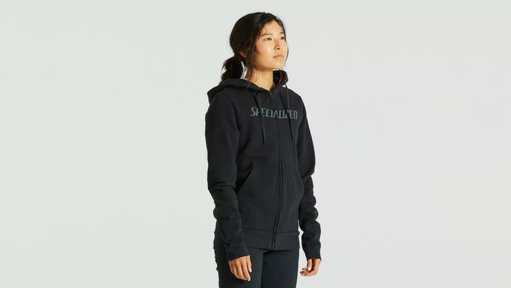 LEGACY Bekleidung WORDMARK ZIP-UP HOODIE WMN BLK M