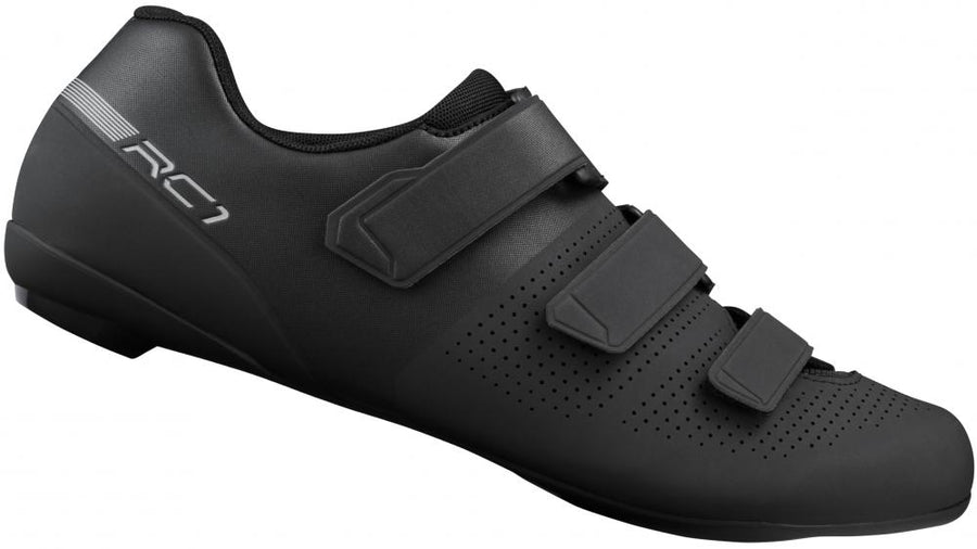 SHIMANO Fahrradschuhe RC102 Herren/Damen Road SPD-SL Fahrradschuhe Größe 45 Schwarz