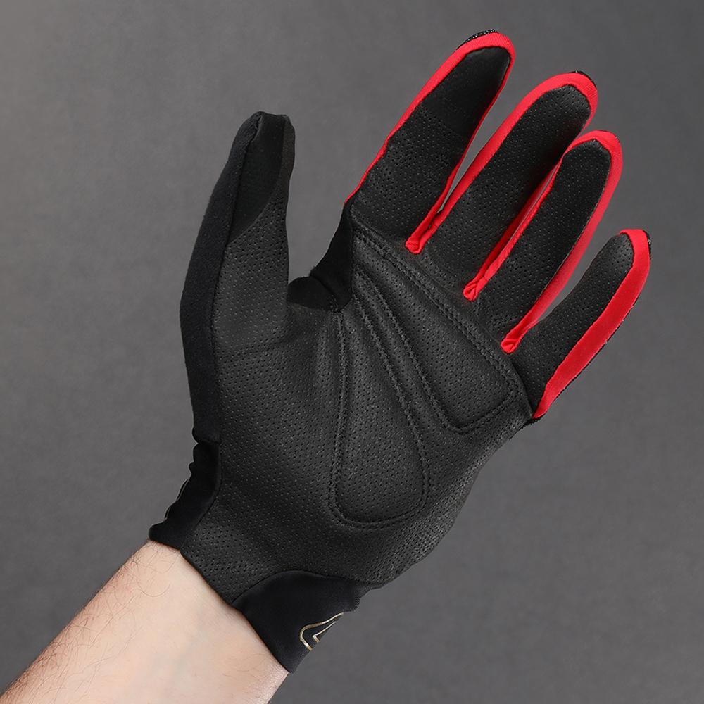 CHIBA Infinity - Radhandschuhe XS schwarz/rot, leicht, atmungsaktiv, Touchfunktion