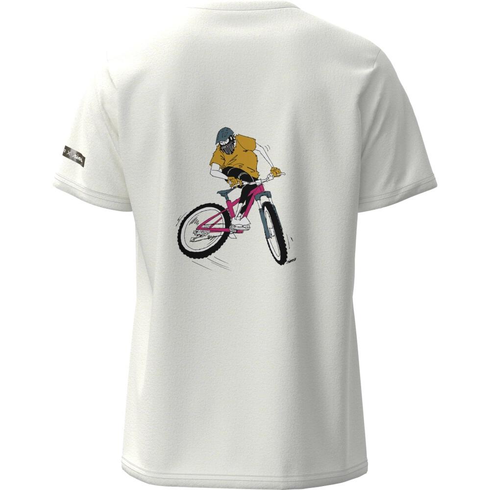 SHIMANO Sentiero Ltd. T-Shirt White MTB XXXL - atmungsaktives MTB-Funktionsshirt