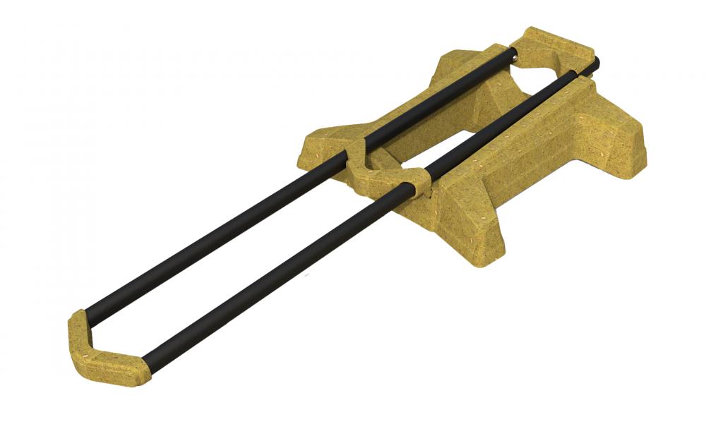 Abstellständer Peruzzo Lybra Bamboo faltbar,bis 29", inkl. E-Bike Ladehalter