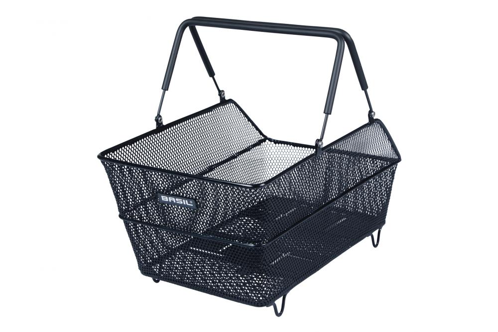 Basil Cento Multi System NX 21 - Gepäckträger - 5 Liter Gepäckträgerkorb - schwarz MIK / Racktime / i-Rack / Carrymore kompatibel