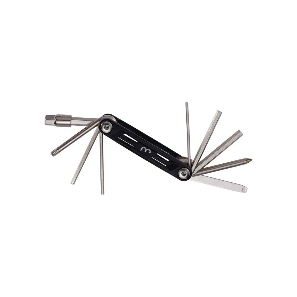 BBB Cycling BBB Werkzeugkit MaxiFold S schwarz/silber S schwarz - kompaktes Minitool für unterwegs