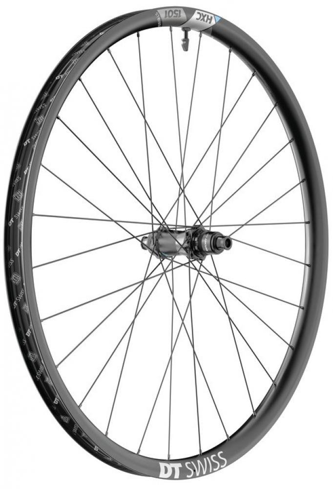 DT Swiss Laufrad HXC 1501 SPLINE ONE 622 x 30 mm Schwarz - leichtes Hybrid-eMTB-Carbonlaufrad