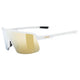 uvex Dyrt White Matt - Mirror Gold Sonnenbrille, Einheitsgröße