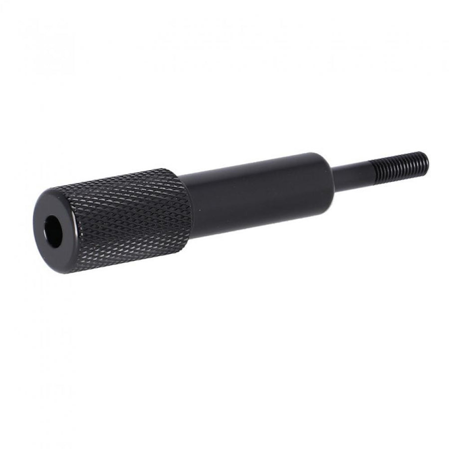 Schwarz eloxiertes IFP Puller Werkzeug für RockShox Super Deluxe und ThruShaft Hinterbaudämpfer.