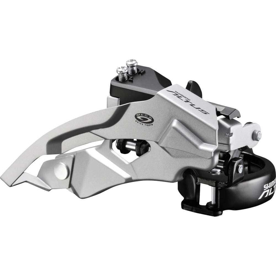 SHIMANO Umwerfer ALTUS FD-M370 3-fach MTB/Trekking Schelle tief Dual-Pull - Präziser Frontantrieb