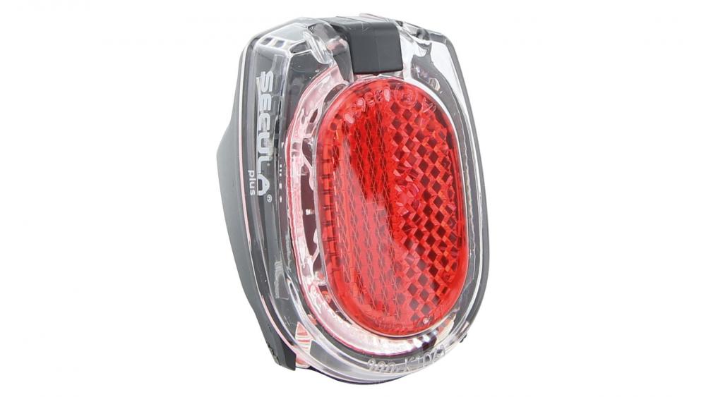 Busch+Müller Dynamo-Rücklicht SECULA PLUS LED kompakte Größe - moderne Ausführung für mehr Sicherheit