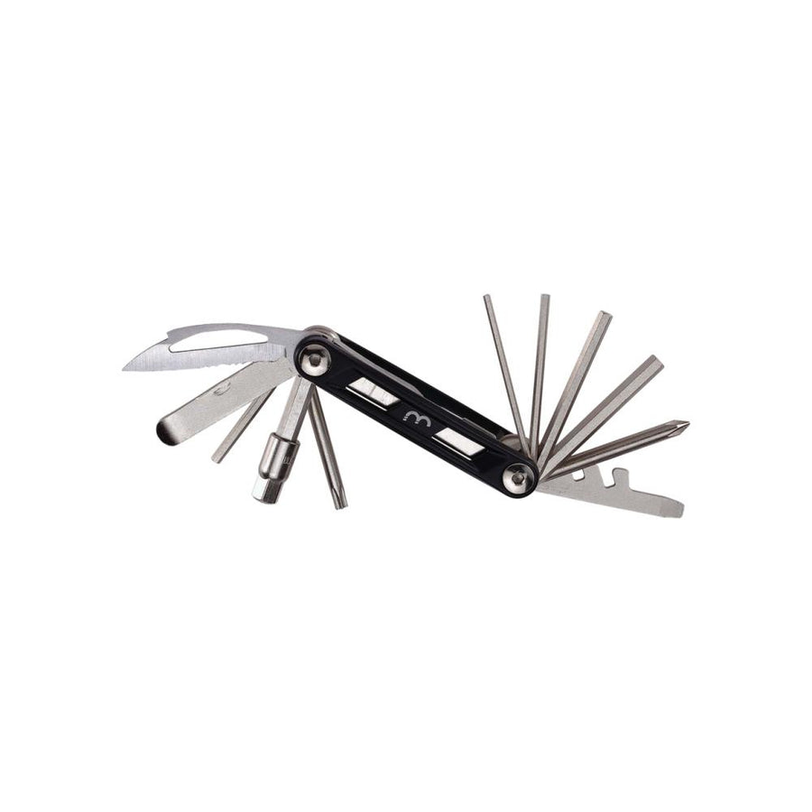 BBB Cycling BBB Werkzeugkit MaxiFold M schwarz/silber M schwarz - kompaktes Multitool für unterwegs