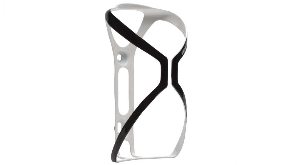 Blackburn Cinch Carbon Cage Flaschenhalter, 16 g, UD-Carbon, Matte White, sicherer Halt, für Rennrad und Mountainbike