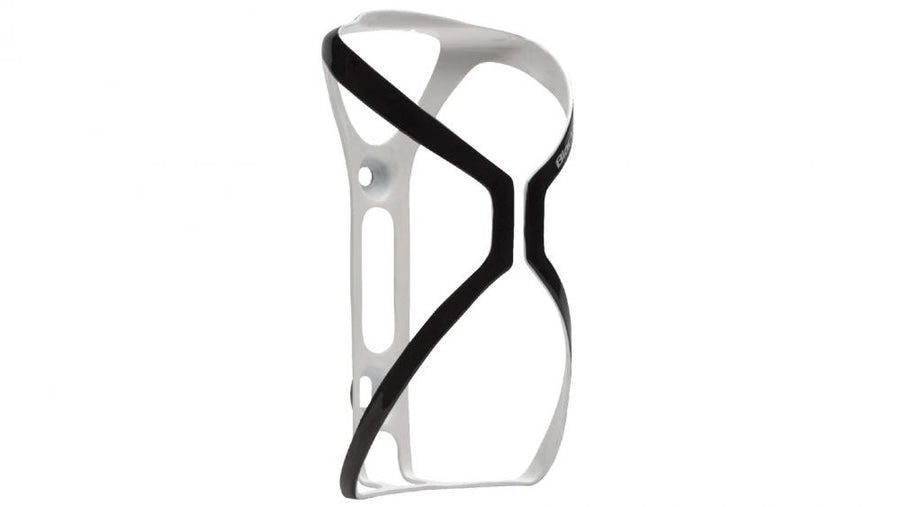 Blackburn Cinch Carbon Cage Flaschenhalter, 16 g, UD-Carbon, Matte White, sicherer Halt, für Rennrad und Mountainbike